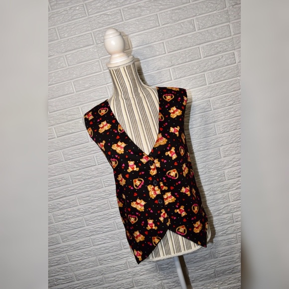 Vintage Jackets & Blazers - {vintage 111 main} Valentine’s Day Bear Vest